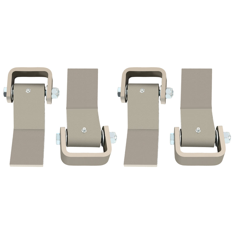 4 Strap Style Long Leaf Steel Weld On Dump Trailer Door Hinge Greaseable Cargo
