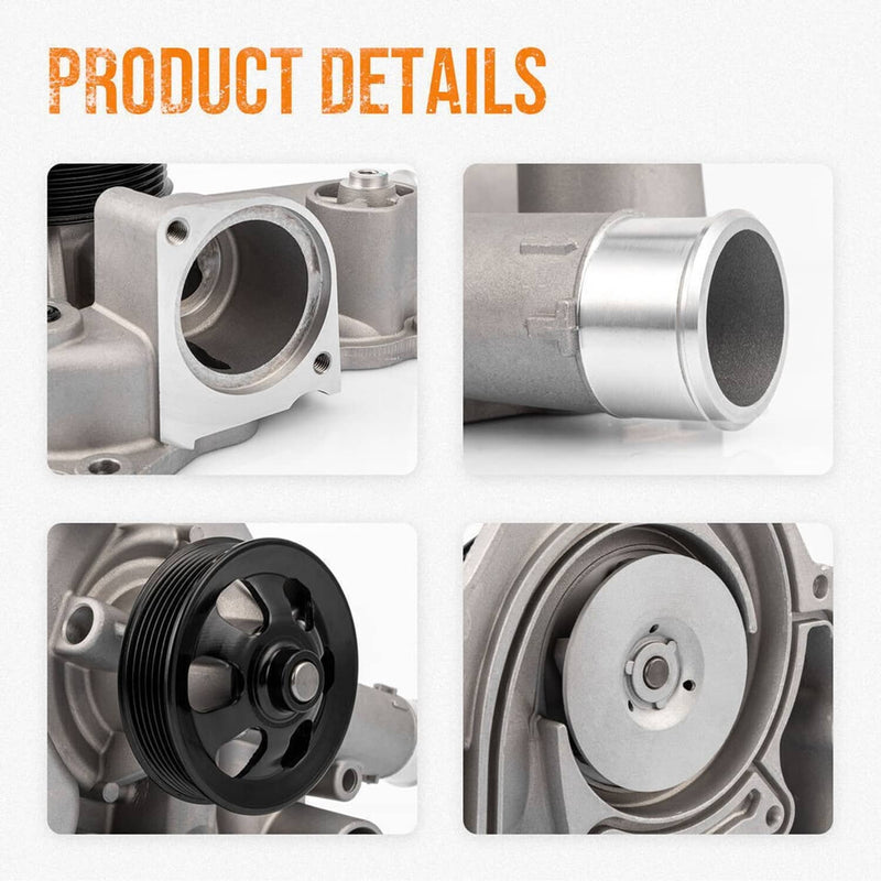 Water Pump for Jeep Grand Cherokee Dodge Charger Chrysler 300 5.7 6.4L 2011-2020