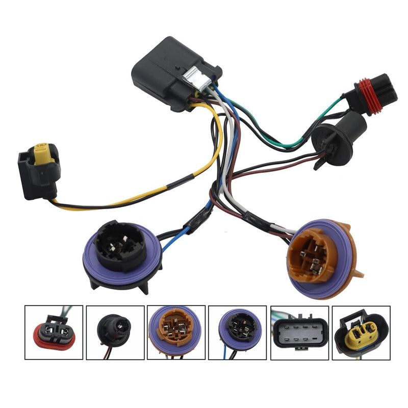 15950809 Headlight Wiring Harness for 2007-2014 Chevy Tahoe Suburban Avalanche