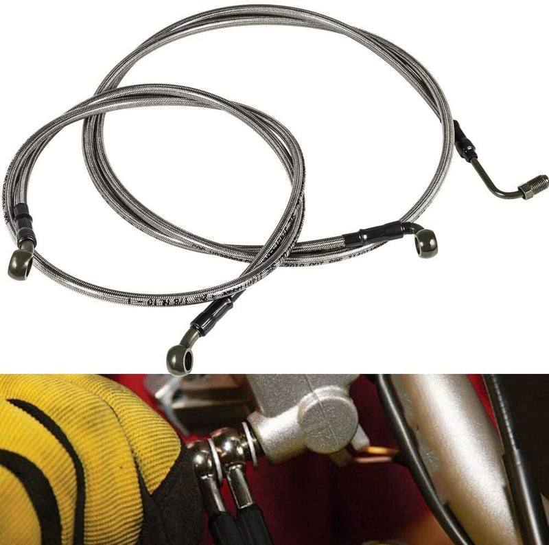 1068 Extended Front/Rear Brake Lines for Polaris ATV RZR 800/S 800/4 800/XP 900