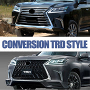 DURAFORCE Front Upper Grille Chrome Sport Style for 2016-2021 for Lexus LX570 Luxury
