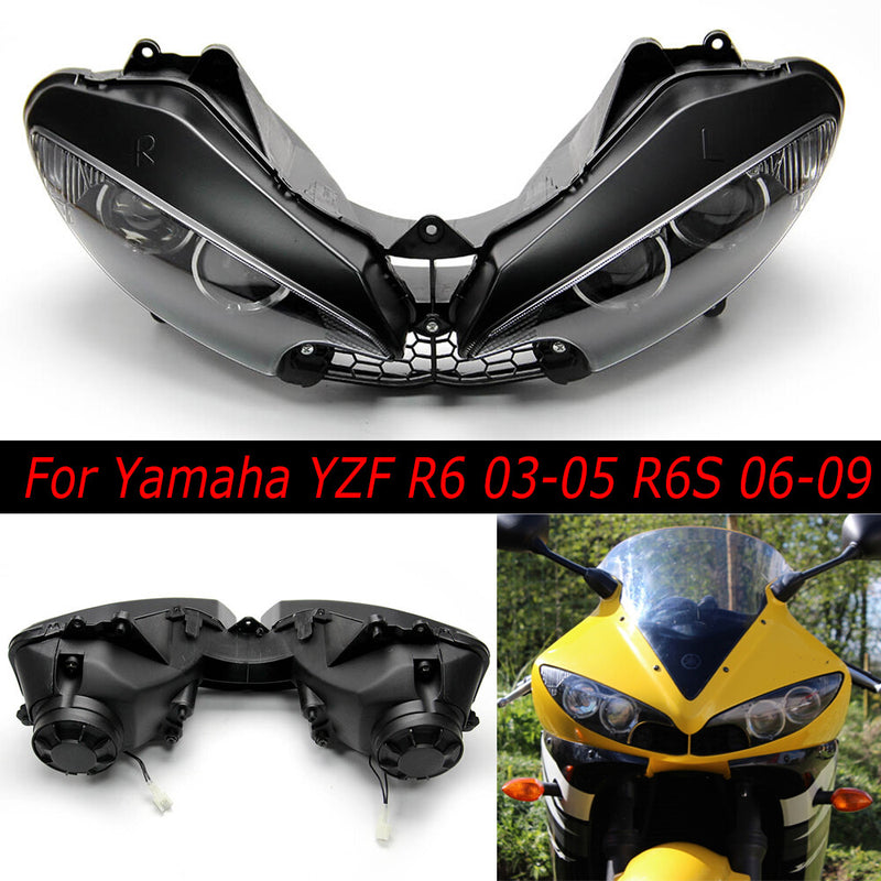 Front Headlight Upper Fairing Stay Bracket for Yamaha YZF R6S 2006-2009