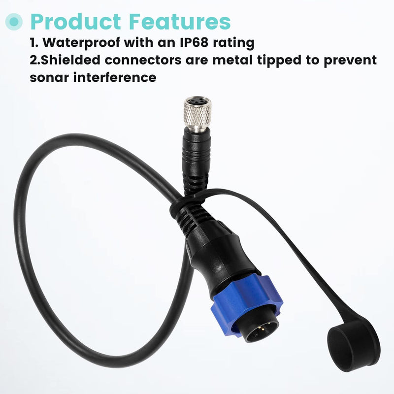 MKR-US2-10 1852060 Universal Sonar 2 Adaptor Cable for Lowrance Fish Finder