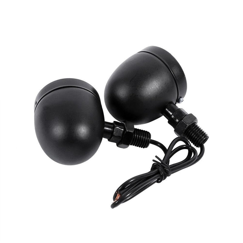 Universal Motorcycle Amber Bullet Turn Signals Tail Lights Indicator for Harley