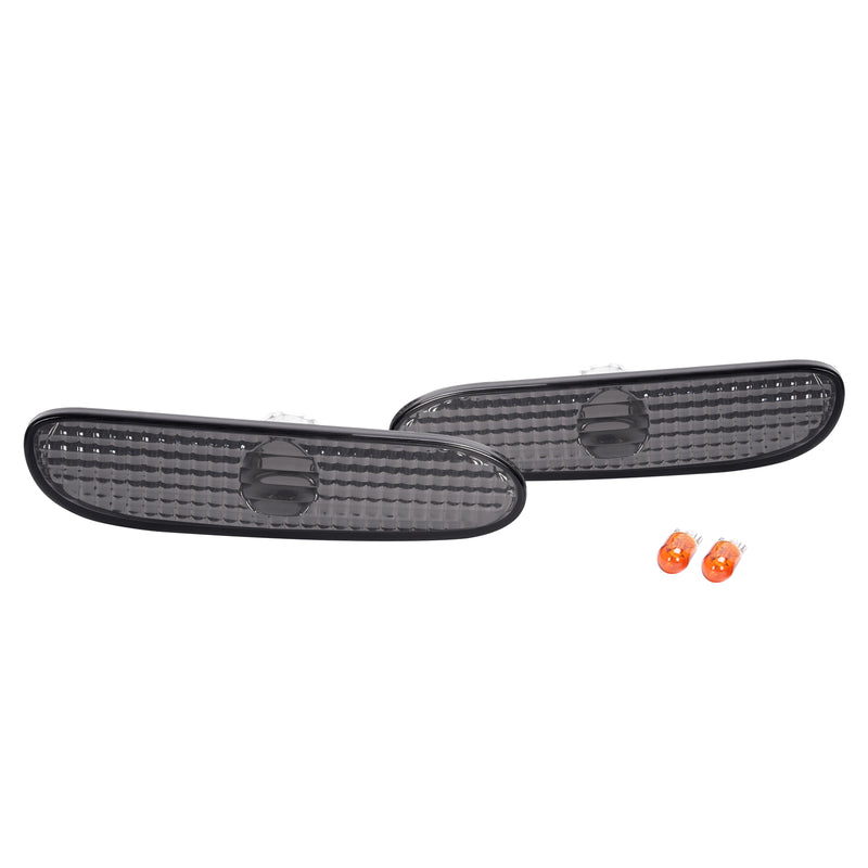 Front Smoke Bumper Side Marker Lights Lamp for Dodge Neon 2000-2005 LH & RH Pair