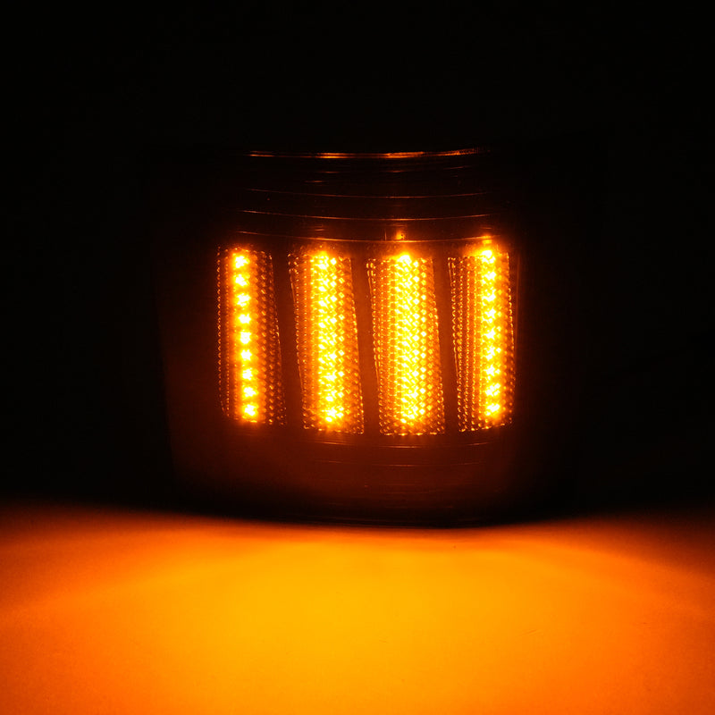 Smoke Sequential LED Corner Marker Lights for Chevy C/K 1500 2500 1994-1999 4PC