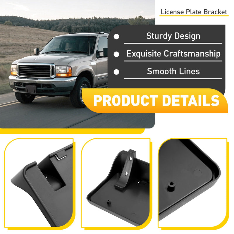 Front License Plate Mounting Bracket for Ford F250 F350 Super Duty 1999-2004