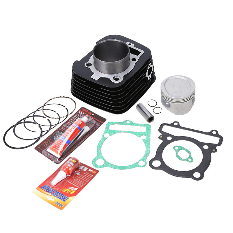 Cylinder Piston Gasket Top End Rebuild Kit for Yamaha Big Bear 400 2000-2012 ATV