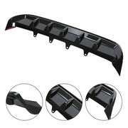 DURAFORCE Shark Fin Rear Bumper Diffuser Glossy Black for Toyota Camry SE XSE 2018-2023