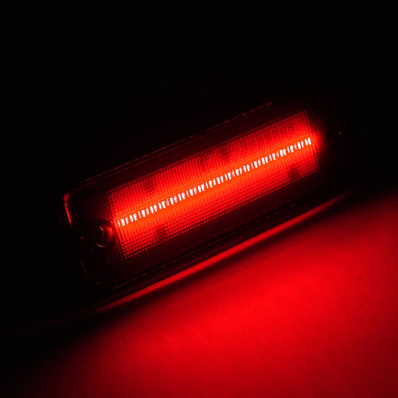 DURAFORCE Smoke LED Rear Side Marker Lights Lamps for El Camino Caballero 1978-1987 2X