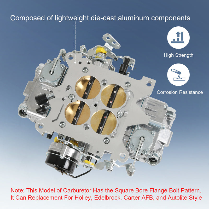 650 CFM Brawler Double Pumper Carburetor Electric Choke 4 Barrel BR-67255
