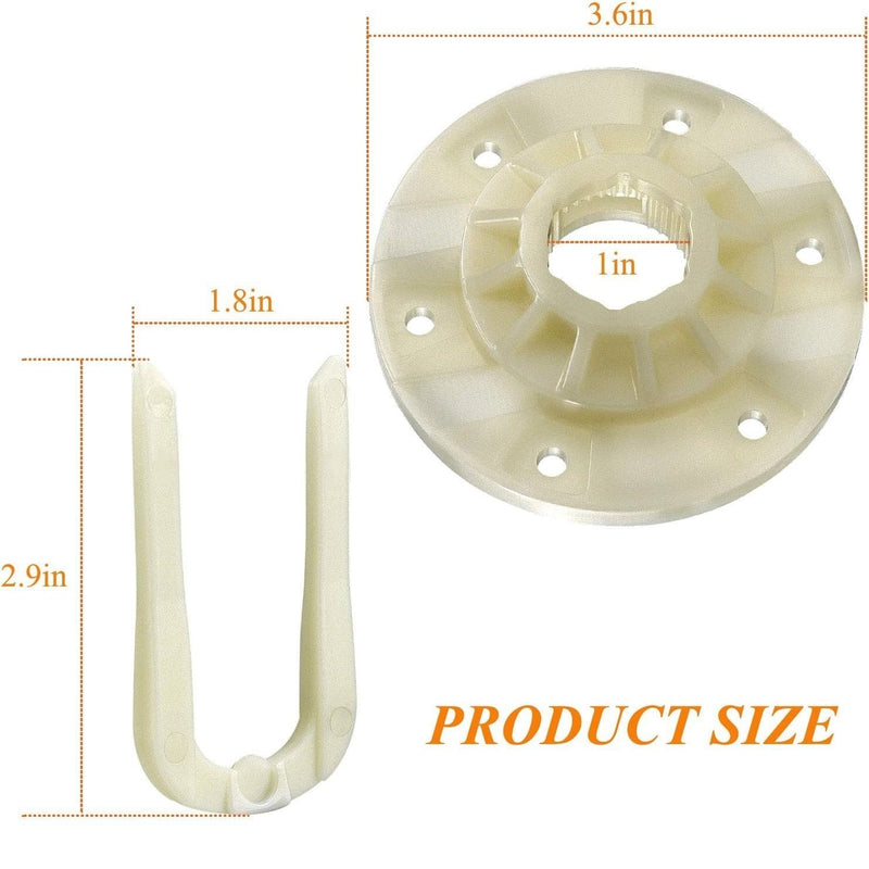 Washer Drive Hub Kit for Whirlpool Maytag Washing Machine 2x W10528947 W10396887