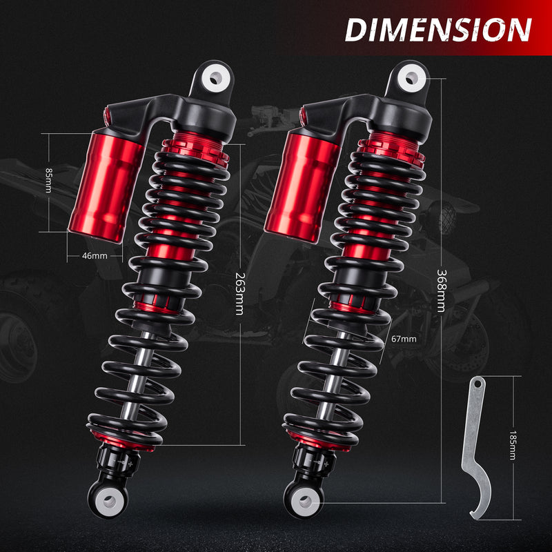 Performance Front Air Shock Absorber for 1987-2006 Yamaha Banshee YFZ350 ATV