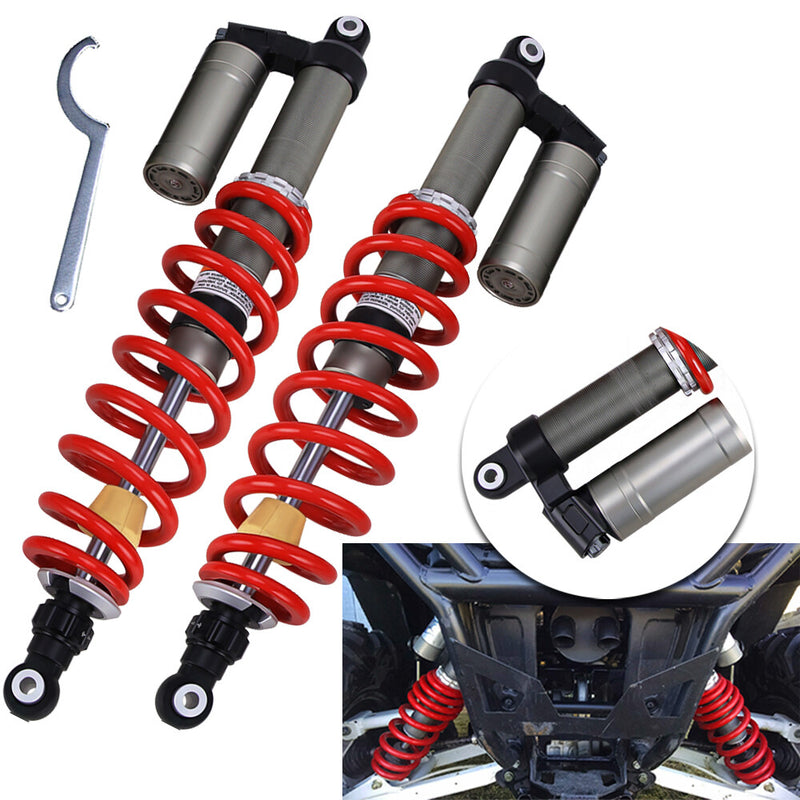 Stage 4 Adjustable Rear Air Shocks Absorbers for Polaris RZR S 800 EFI 2009-2014