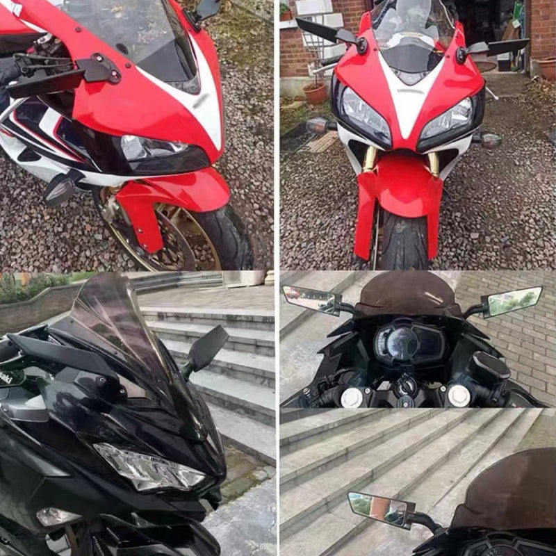 Adjustable Rearview Wind Wing Mirrors for Kawasaki NINJA ZX6R 2001-2004