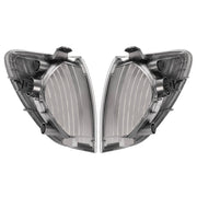 DURAFORCE Front Corner Lights Clear With Bulbs for Toyota Land Cruiser 1998-2004 Pair