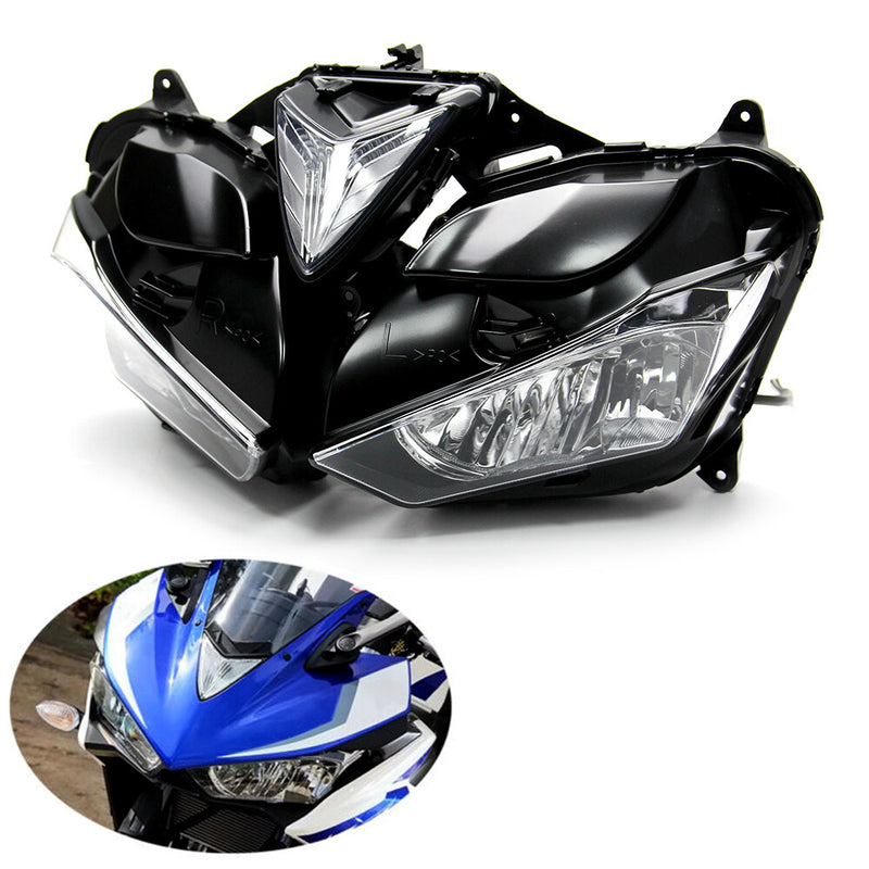 Headlight Assembly Clear for Yamaha YZF-R3 YZFR3 2013-2018