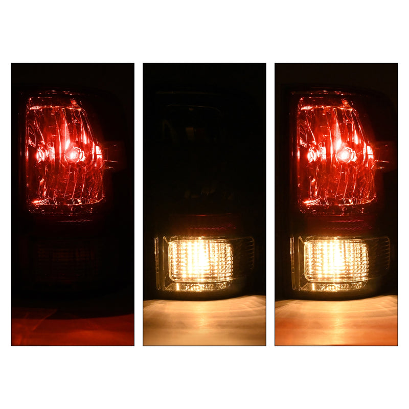 Left Right Smoke Tail Lights Brake Lamps for Dodge Ram 1500 2500 3500 2009-2018