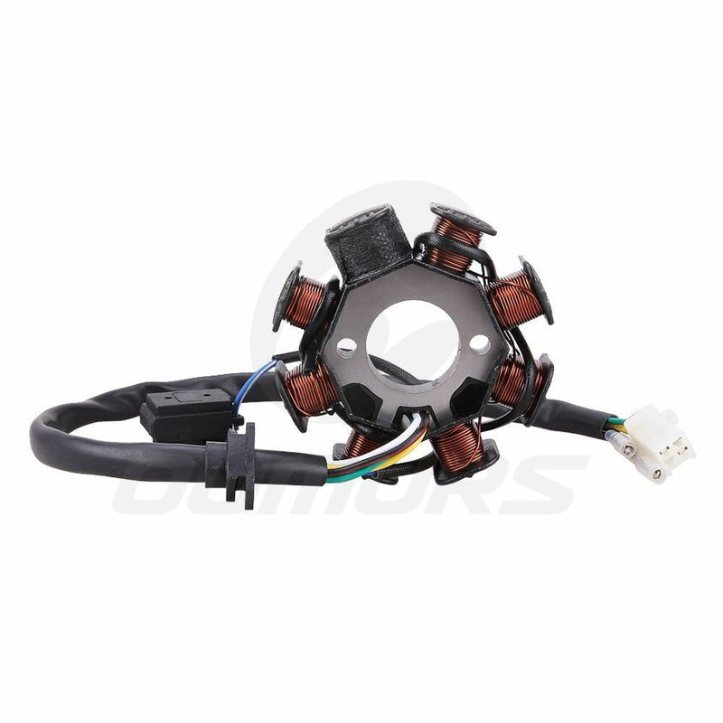 8 Pole Magneto Stator Coil for GY6 150cc 125cc 50cc Moped TAOTAO Scooter