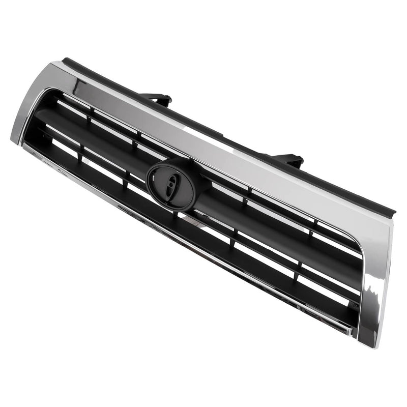 DURAFORCE Grille Assembly for Toyota 4Runner 1996-1998 Chrome Shell With Emblem Base