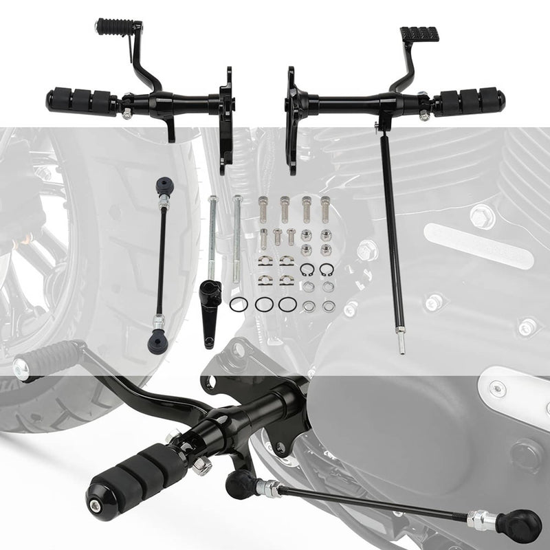 Forward Control Kit Pedal Pegs Foot Rest for Harley Sportster 1200 883 91-03