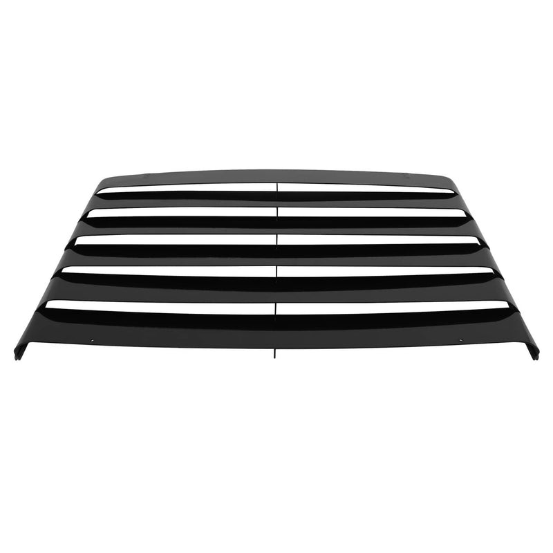 DURAFORCE Aluminum Rear Window Louvers for Ford Mustang 1969-1970 Cover Sun Shade Black
