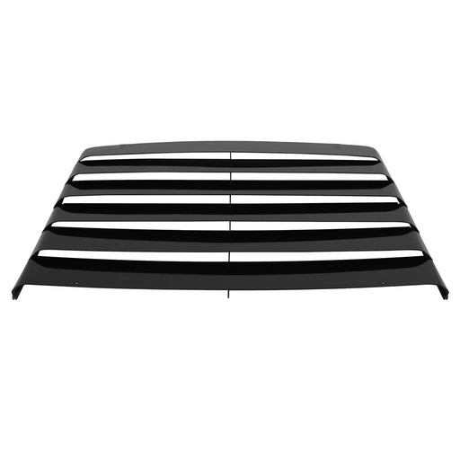 DURAFORCE Aluminum Rear Window Louvers for Ford Mustang 1969-1970 Cover Sun Shade Black
