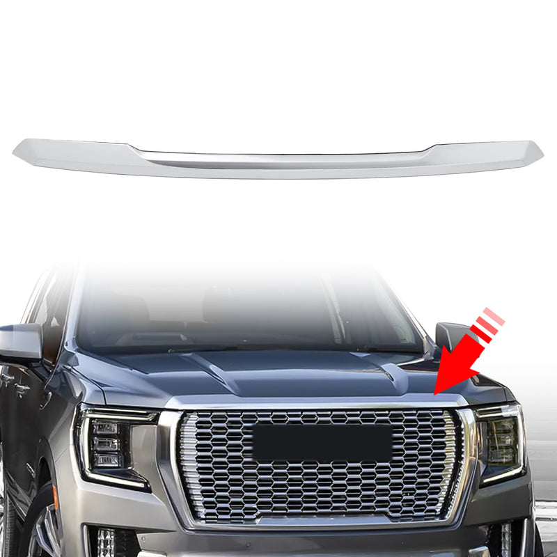 Front Upper Hood Molding Trim Chrome for GMC Yukon XL 2021-2024