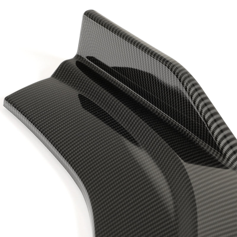 Front Bumper Lip Body Kit Spoiler Chin Carbon Look for Honda Civic 2016-2021