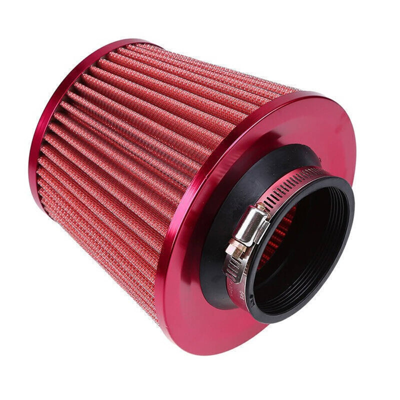 3" Cold Air Intake Filter Induction Kit Aluminum Pipe Power Flow Hose System