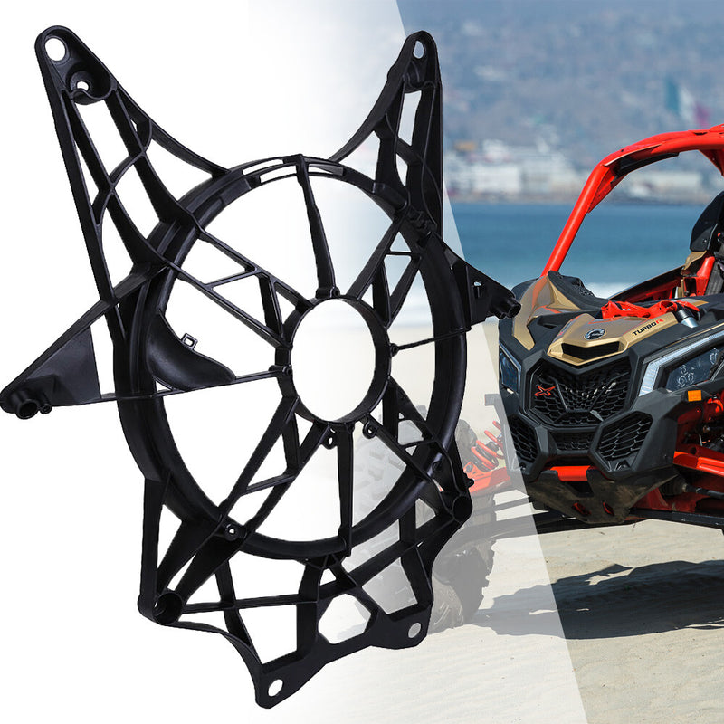 Cooling Radiator Fan Cover Housing Frame for Can-Am Maverick X3 X3 Max