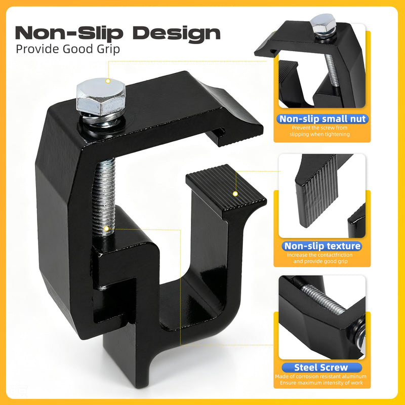 Cap Topper Camper Shell Mounting Clamps Aluminum Truck Bed 8 Pieces