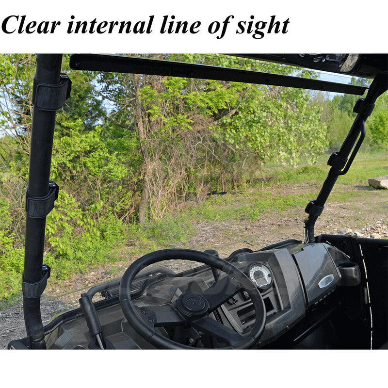 UTV Full Windshield Windscreen for Polaris Ranger 400 500 800 Midsize EV