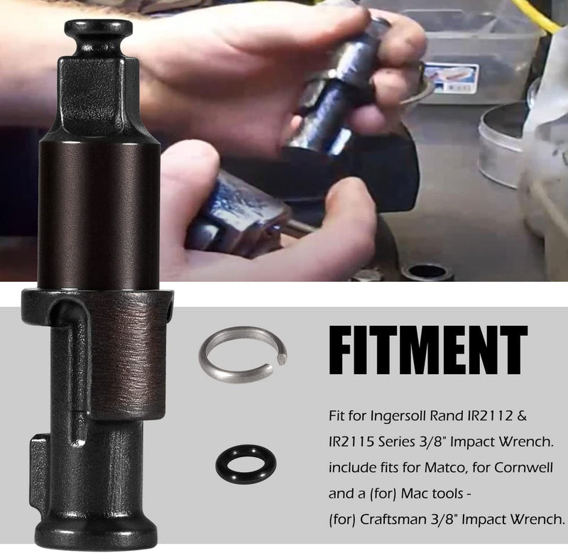 3/8" Impact Wrench Replacement Anvil for Ingersoll Rand IR2112 IR2115 Series