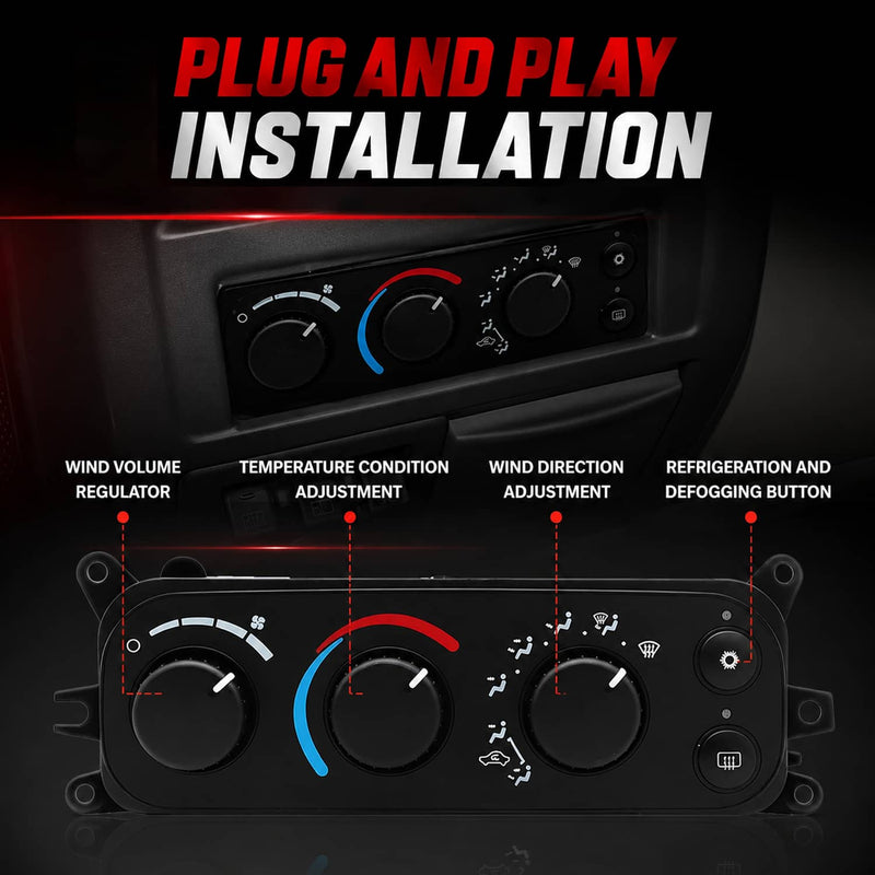A/C Heater Climate Control Module for Dodge Ram 1500 2500 3500 02-05 599-212