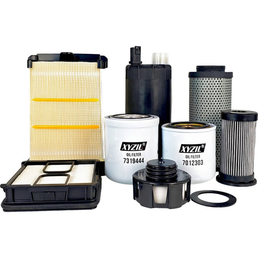 DURAFORCE Filter Kit for Bobcat Fuel Water Separator Hydraulic Spin On Charge Cooling Fan