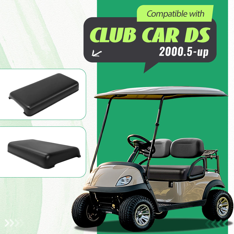 Front Golf Cart Seat Bottom Cushion Assembly Black for Club Car DS 2000.5-up