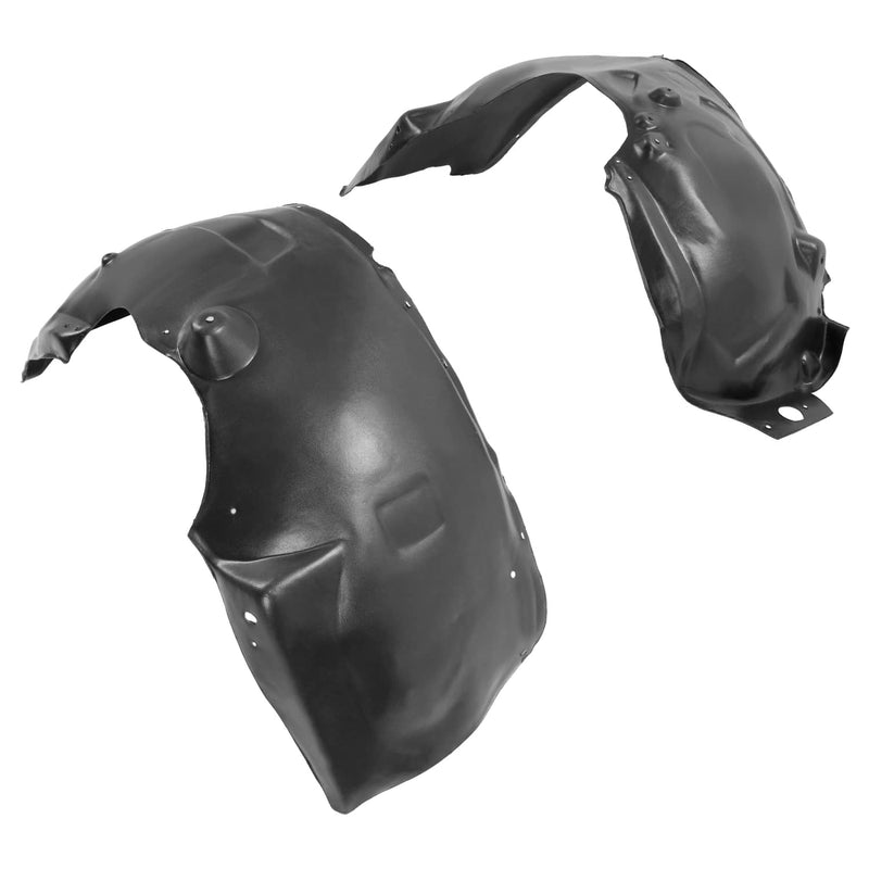 DURAFORCE Front Inner Fender Liner Set PE Black For Ford F-250/F-350 Super Duty 2011-2016