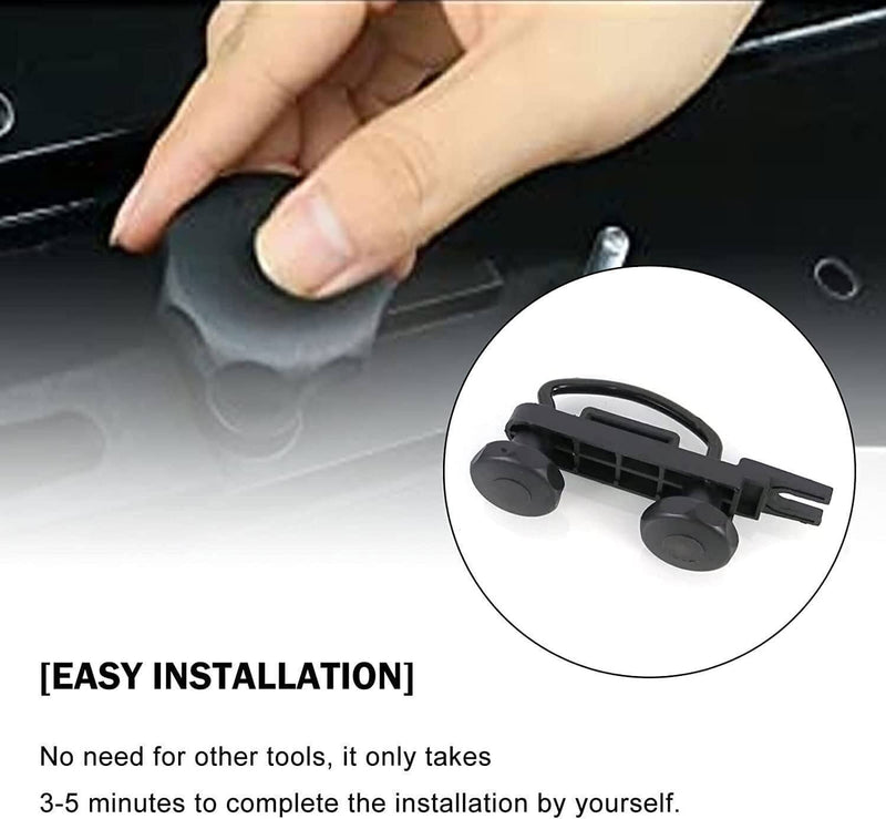 4x Universal Roof Box U-Bolt Clamps Cargo Carrier Roof Rack Bracket Mounting