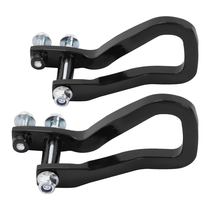 Heavy Duty Front Car Tow Hooks With Bolts for GMC Sierra 1500 2019-2026 Black