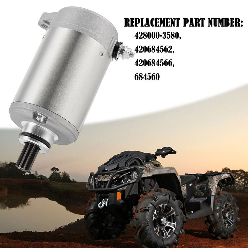 Starter Motor for Can-Am Outlander 500 MAX 500 4X4 EFI 2007-2015