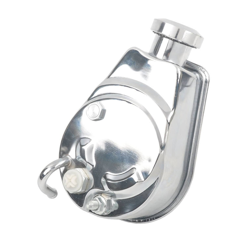 Chrome Power Steering Pump Bracket Pulley Kit for SBC Chevy 350 305