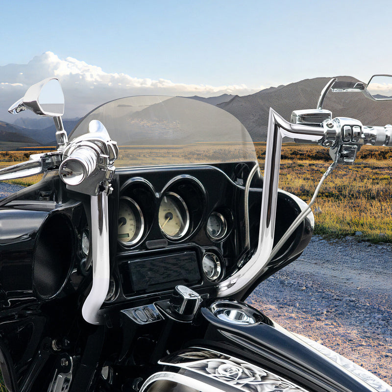 14" Rise Meathook Ape Hanger Handlebar for Harley Electra Glide Street Glide