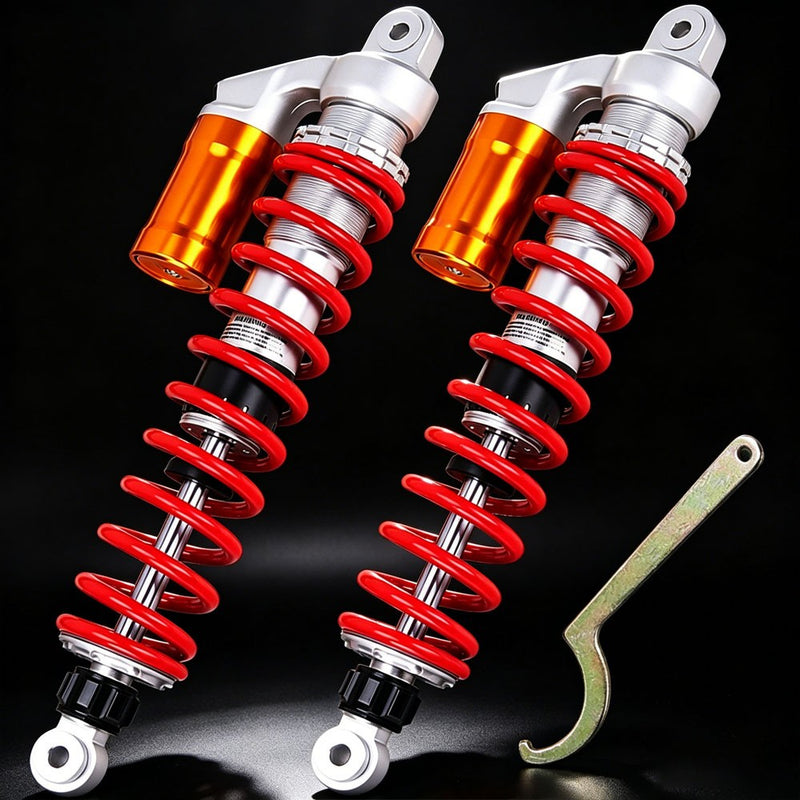 2x 410mm Adjustable Front Air Shock Absorber for Honda TRX400EX TRX450R TRX450ER