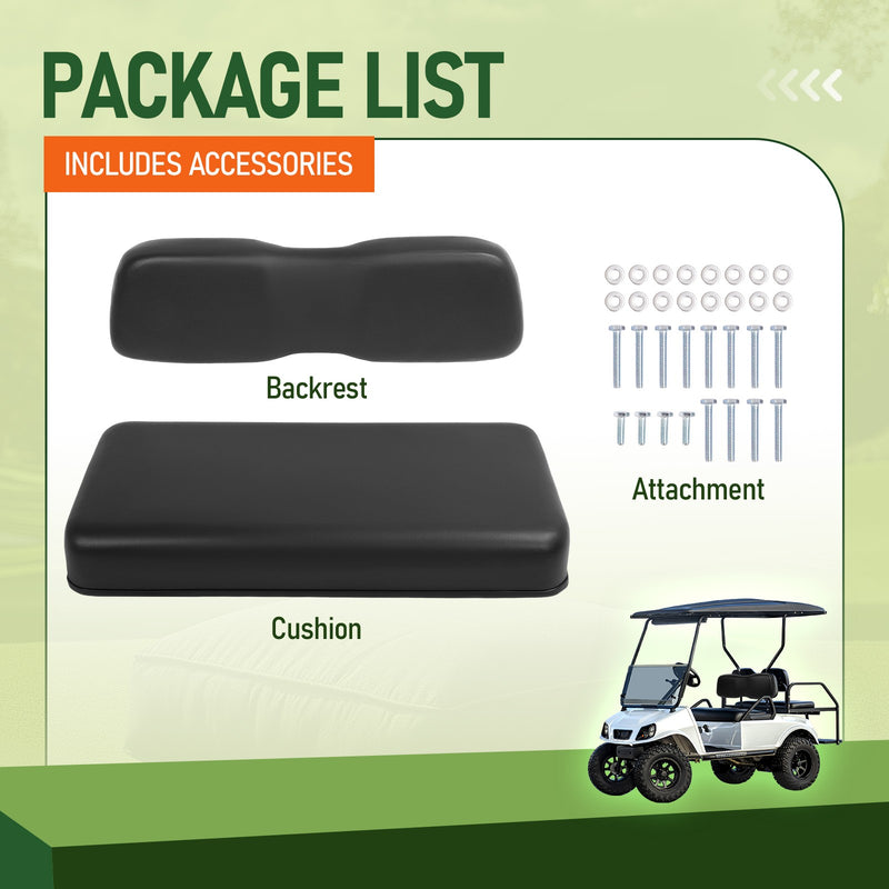 For Club Car DS 2000.5-Up Front Seat Back Bottom Cushion Assembly Golf Cart