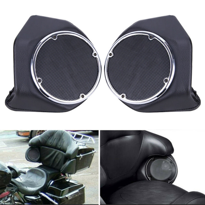 King Rear 6.5" Speaker Pods Pair for Harley Touring Tour Pak Road Glide