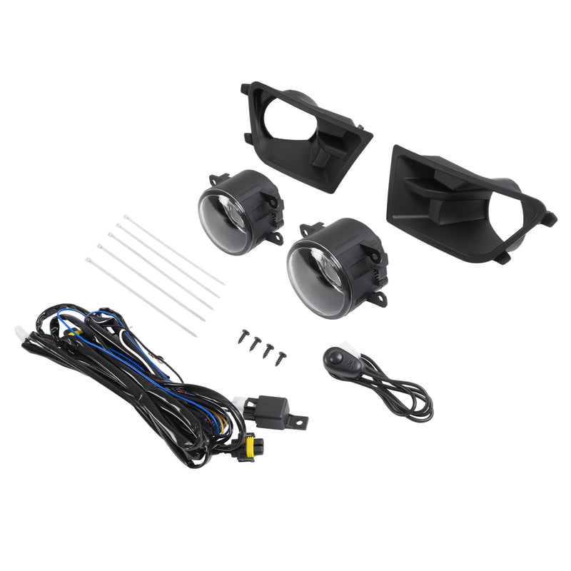 Front Bumper Fog Lights Driving Lamps And Bezels for Ford Mustang 2010-2012 Left