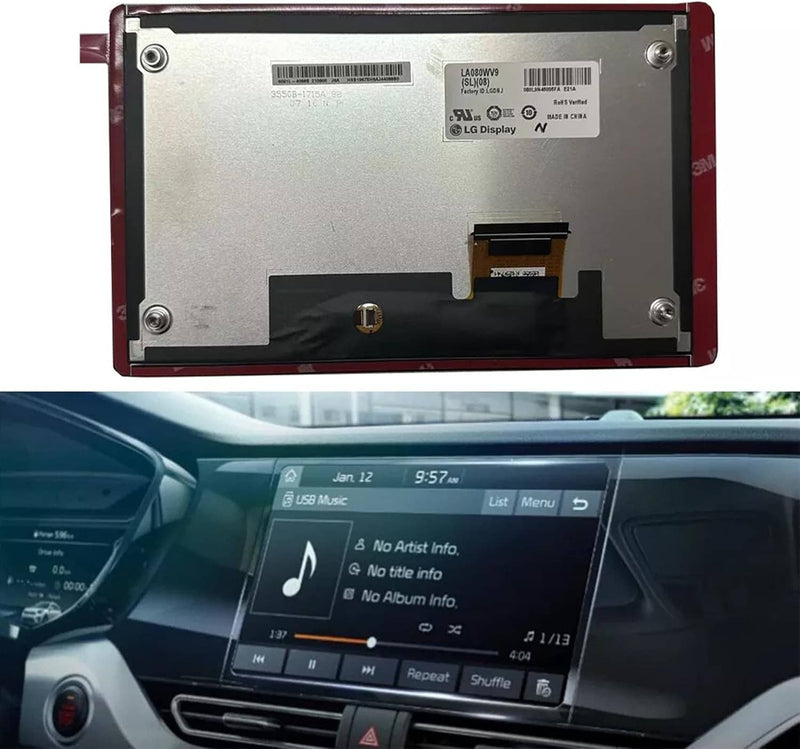 LA080WV9-SL08 LCD Touch Screen Display for Hyundai Kia LA080WV9-SL02 SL04