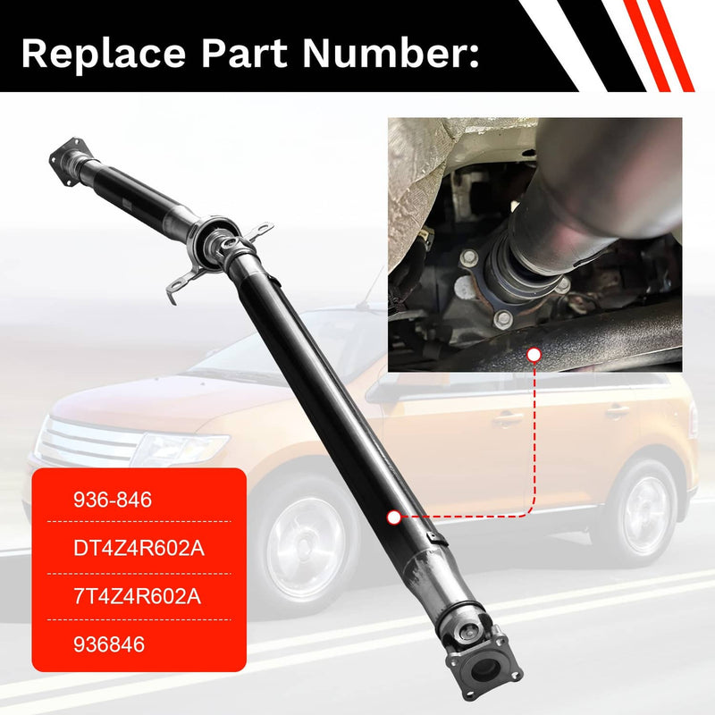 DT4Z4R602A Rear Driveshaft Prop Drive Shaft for Ford Edge Lincoln MKX 3.7L