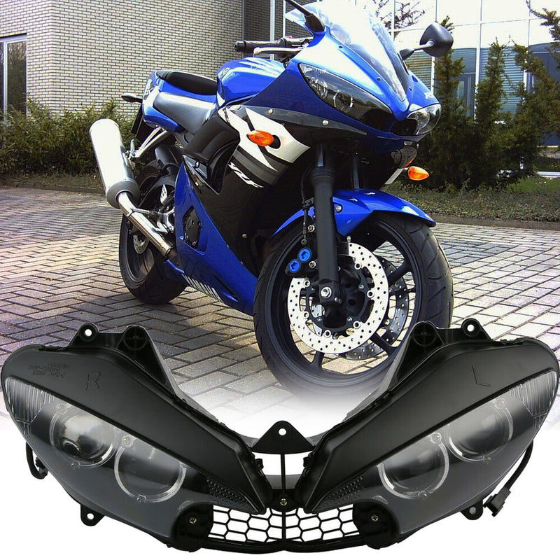 Headlight Head Lamp Assembly for Yamaha YZF R6 2003-2005 YZF R6S 2006-2009